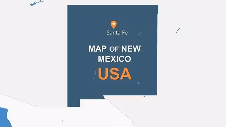 New Mexico USA PowerPoint Maps: Craft Compelling Geographical Narratives