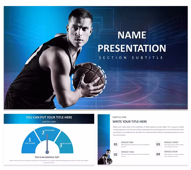 Basketball PowerPoint Template: Sport Presentation