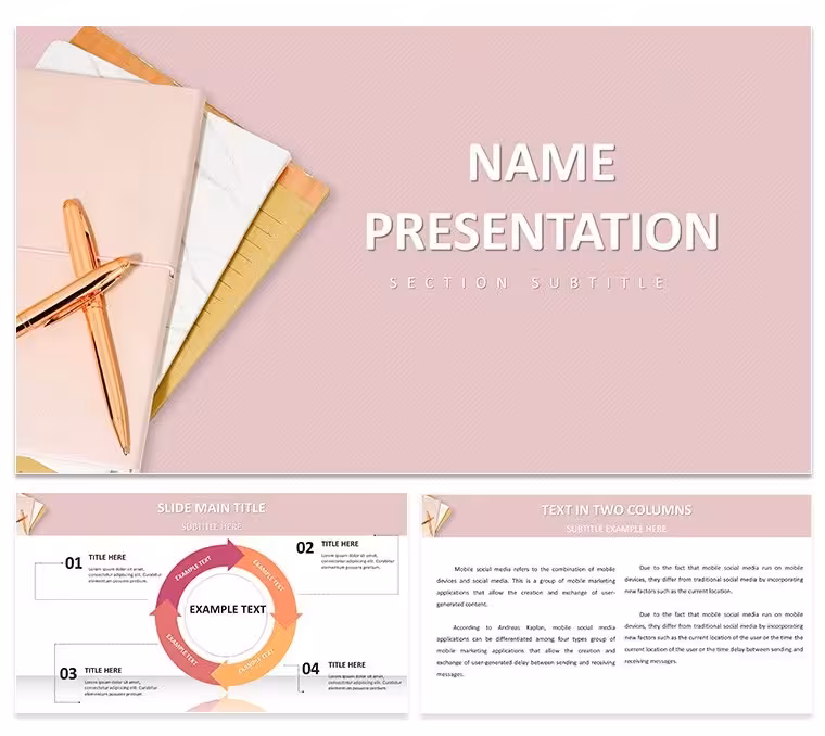 Elegant Corporate PowerPoint Template Presentation