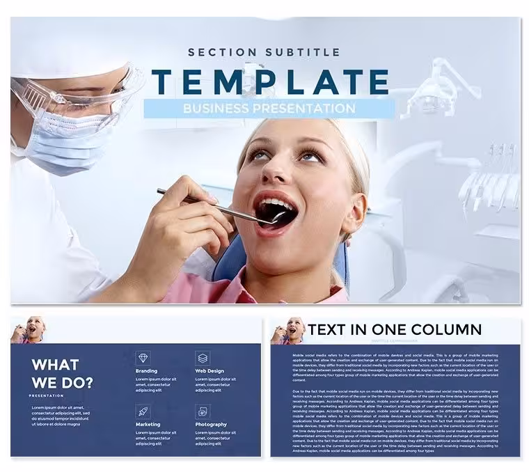 Dental clinic PowerPoint Presentation Template