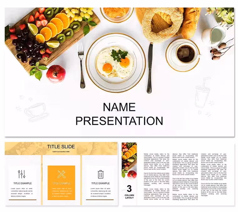 Healthy Breakfast PowerPoint Template