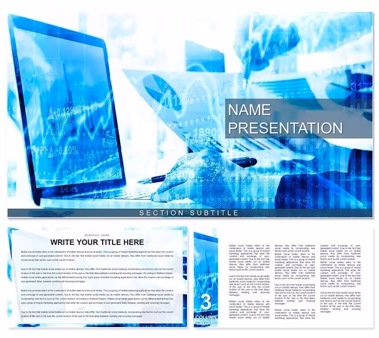 Online Business PowerPoint Template | Professional PPT Slides