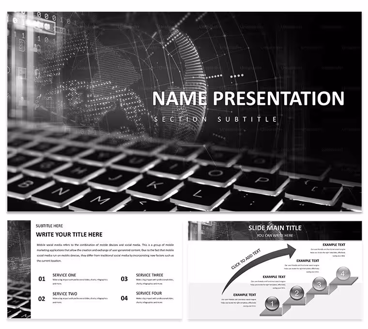 Tech Innovation PowerPoint Template for Ideas