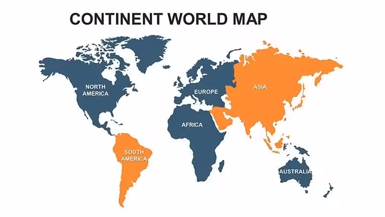 Global Continent Maps Keynote Template