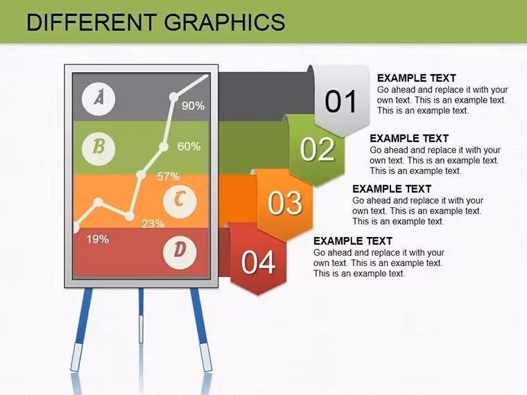 Different Graphics PowerPoint Diagrams: Embed and Impress