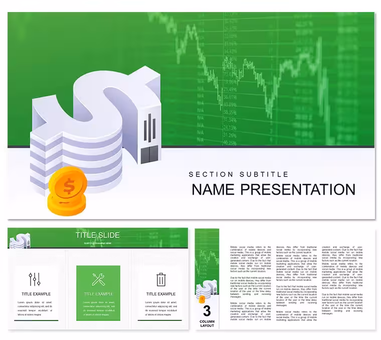 Stock Market PowerPoint Template: Chart Your Path to Investment Success
