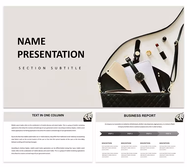 Fashion PowerPoint Presentation Template: Strut in Style