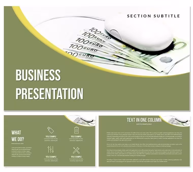 Online Sale PowerPoint Template for Presentation