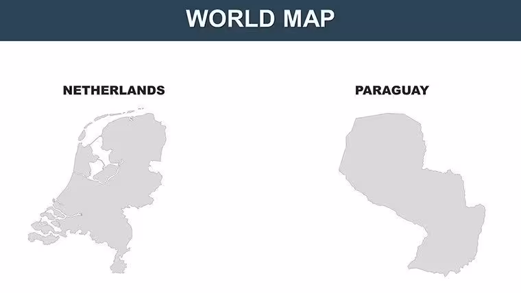 World : Botswana PowerPoint maps