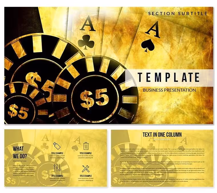 Grand Casino PowerPoint templates