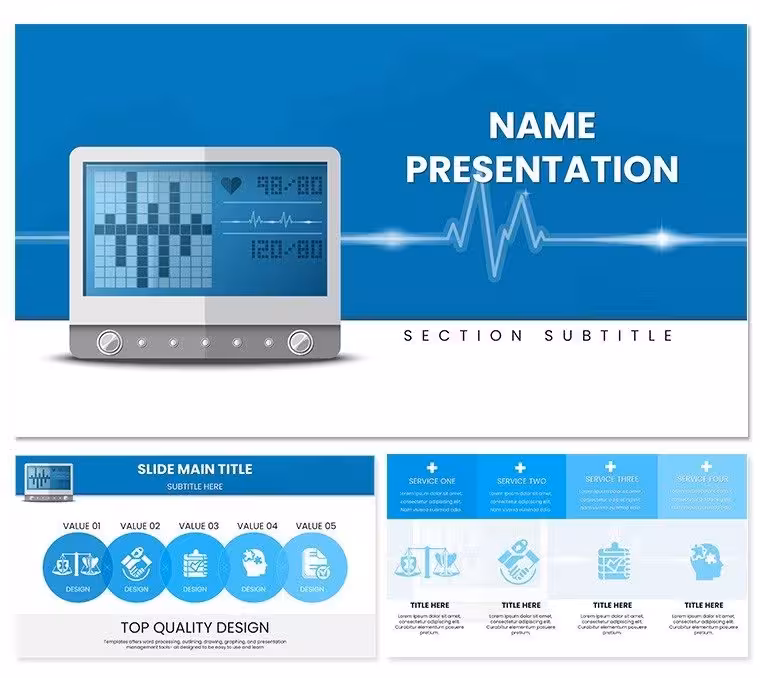 Automatic Tonometer Design Keynote Template
