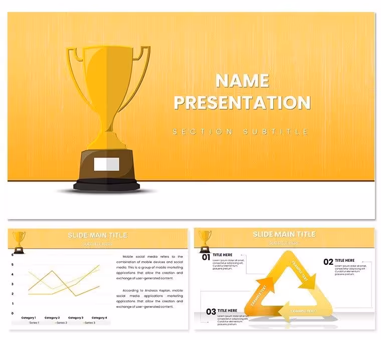 Victory Cup Keynote Template: Claim Your Presentation Podium