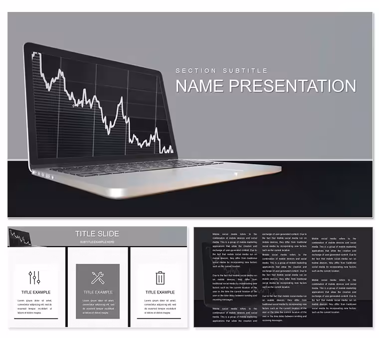 Analytics and Forecasting PowerPoint template