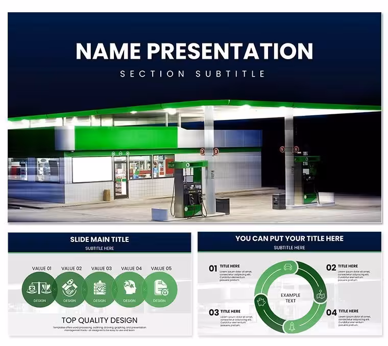 Professional Gas Station Keynote Template