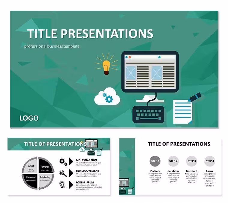 Website Builder PowerPoint Template