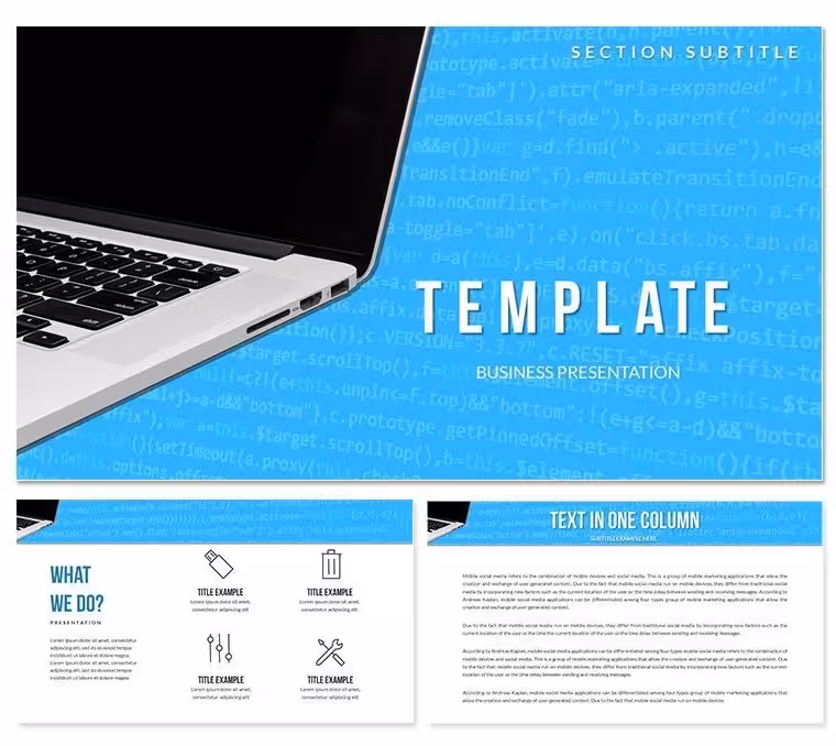 Comprehensive Software Training Plan PowerPoint Template - Engage and Educate