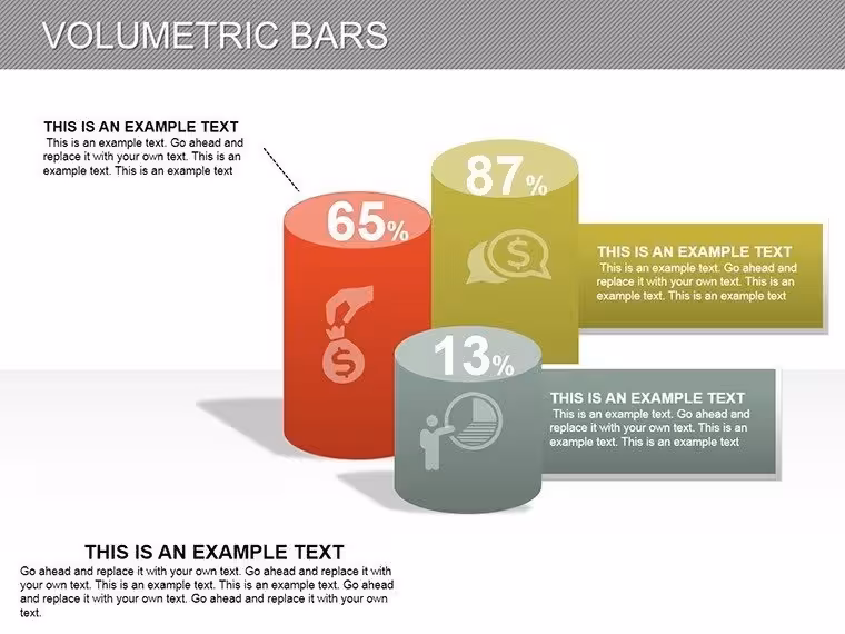 Magnifying Glass PowerPoint Charts: Zoom into Data Brilliance