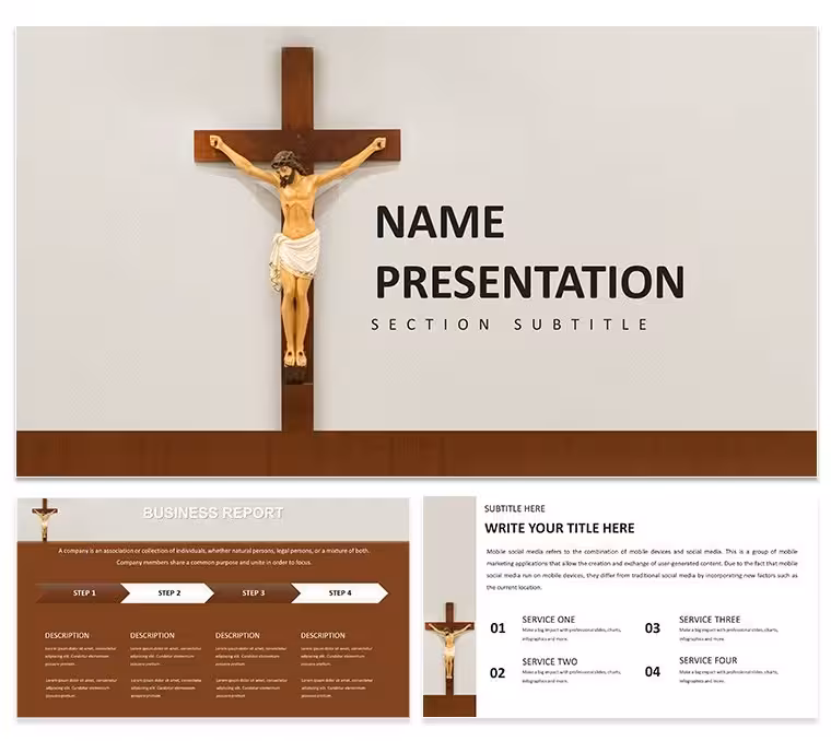 Sacrifice and Salvation: Understanding the Cross Keynote Template