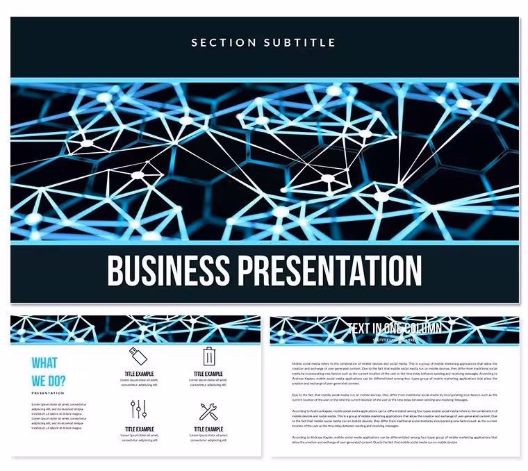 Power Control and Embedded System PowerPoint Template