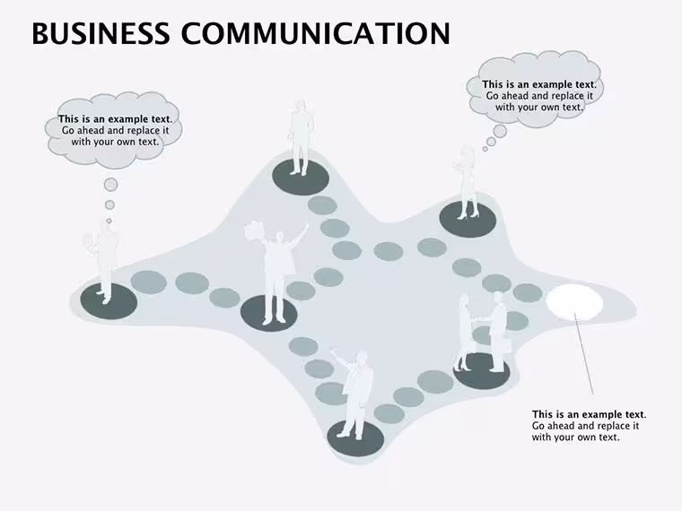 Business Communication Keynote Diagrams: Forge Clear Connections in Every Pitch