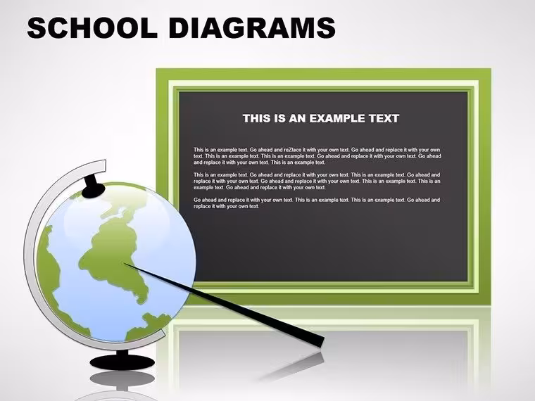 Education School PowerPoint Diagrams: Teacher Tools