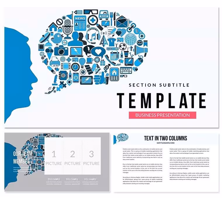 Social Club PowerPoint Template: Animate Your Connections