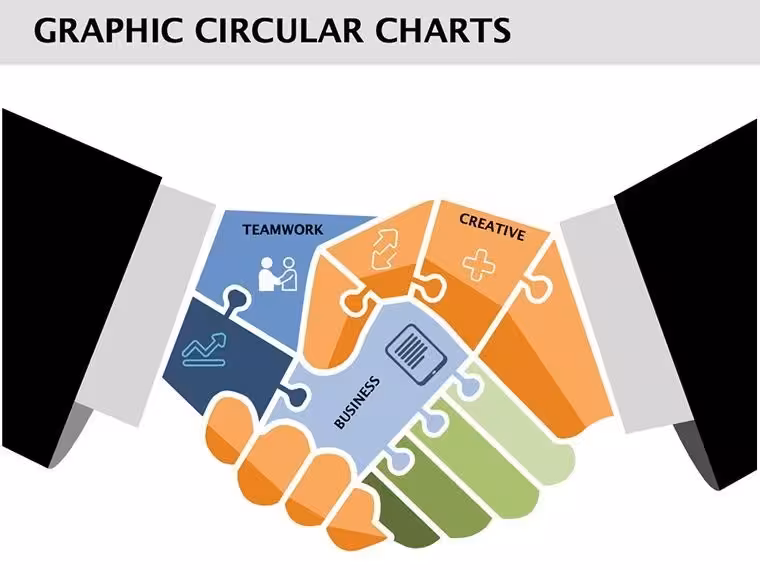 Partnership Puzzle Keynote Diagrams: Piece Together Collaborative Wins