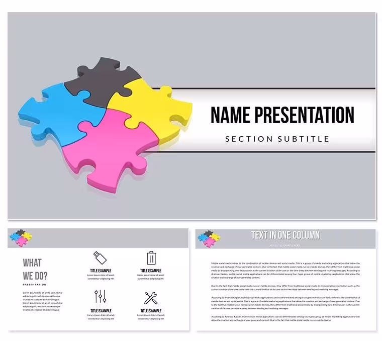 Puzzle PowerPoint Presentation Template - Download PPT