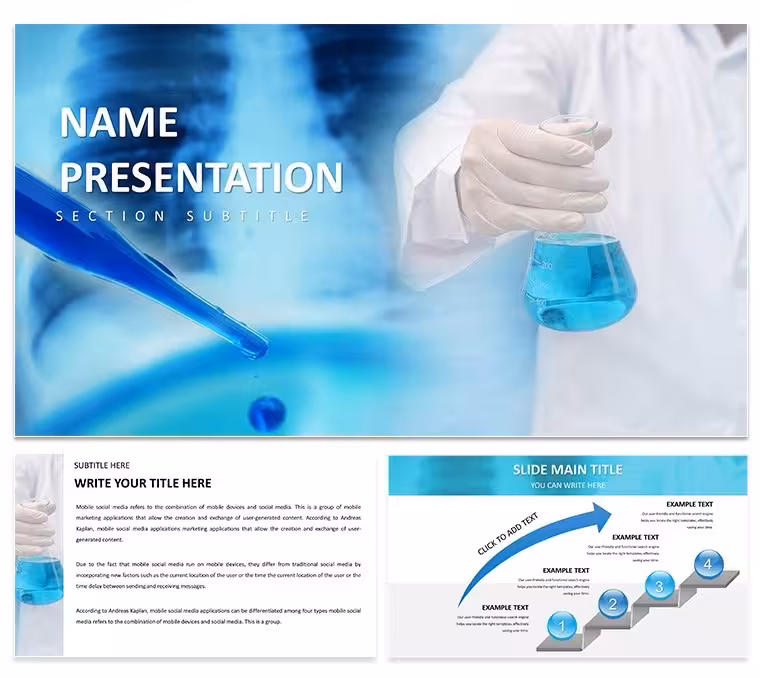 Advancing Medical Research PowerPoint Template