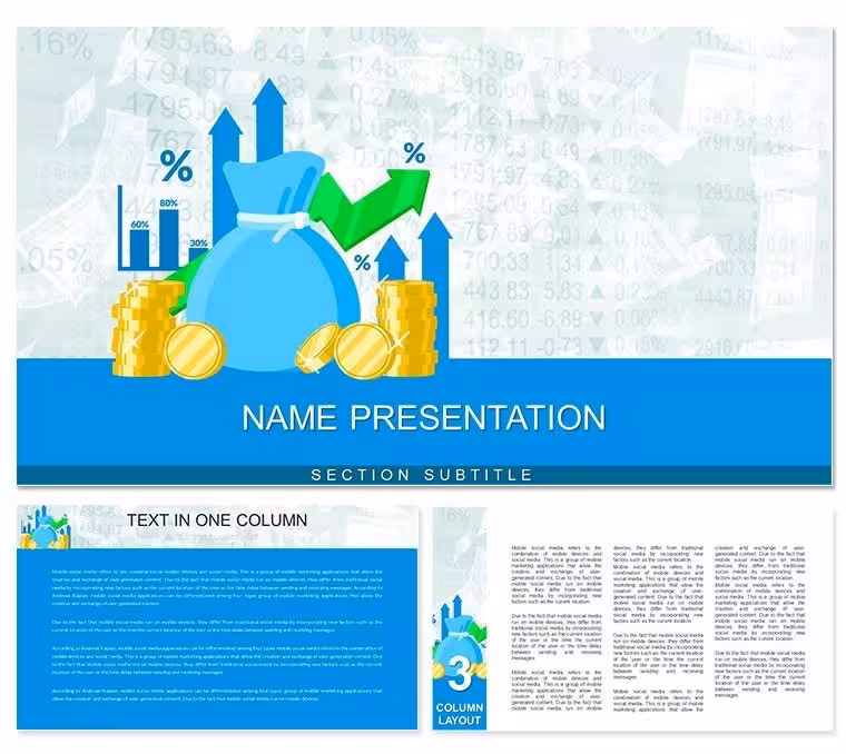 Money Currency Exchange PowerPoint template