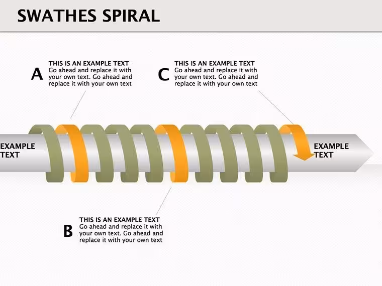 Swathes Spiral Keynote Diagrams: 30 Editable Slides for Engaging Visuals