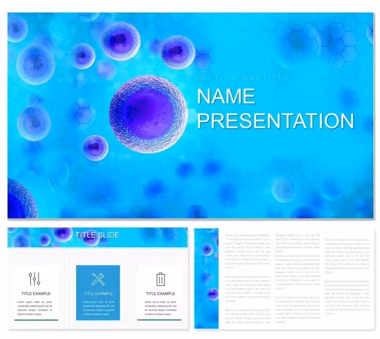 Microbiology & Bioinformatics PowerPoint Template