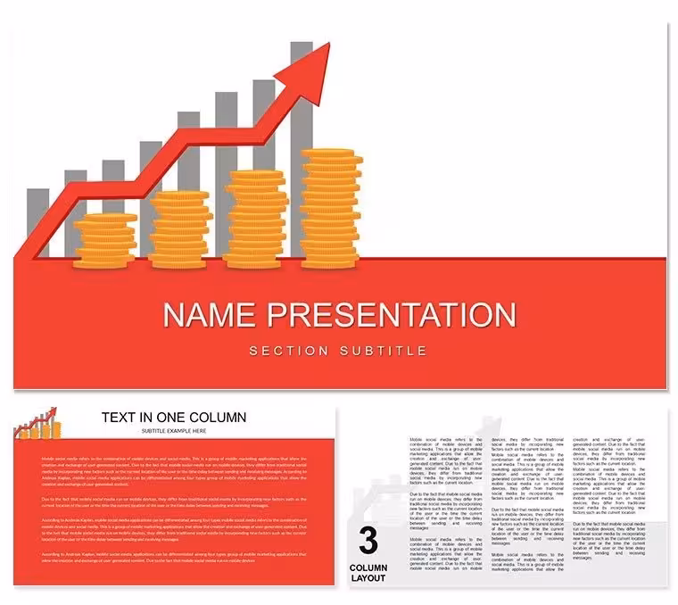 Profit and Loss Statement PowerPoint template