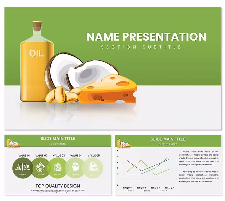 Fats and Oils Educational Keynote Template