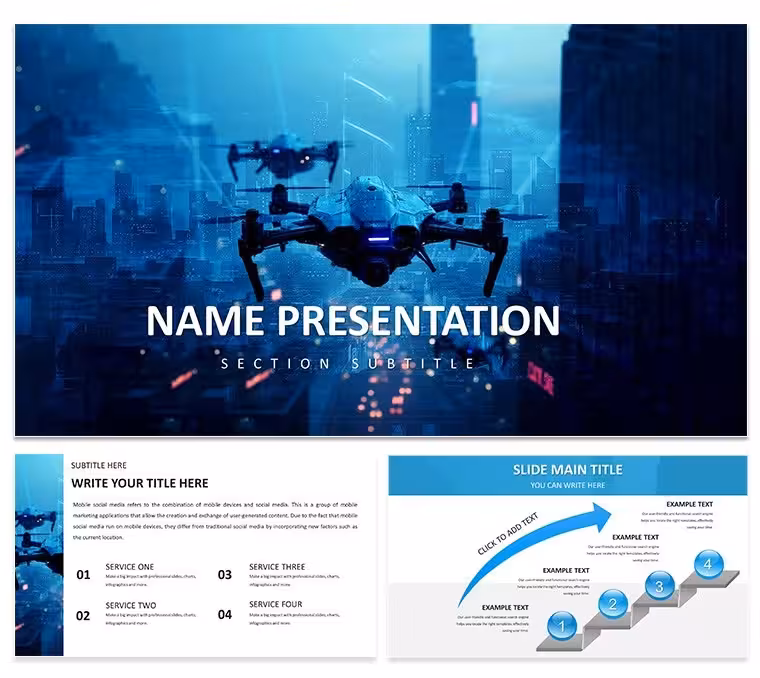 Smart Technology PowerPoint Template: Innovate with Futuristic Designs