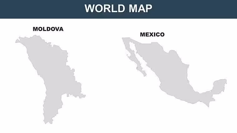 Kenya World PowerPoint maps