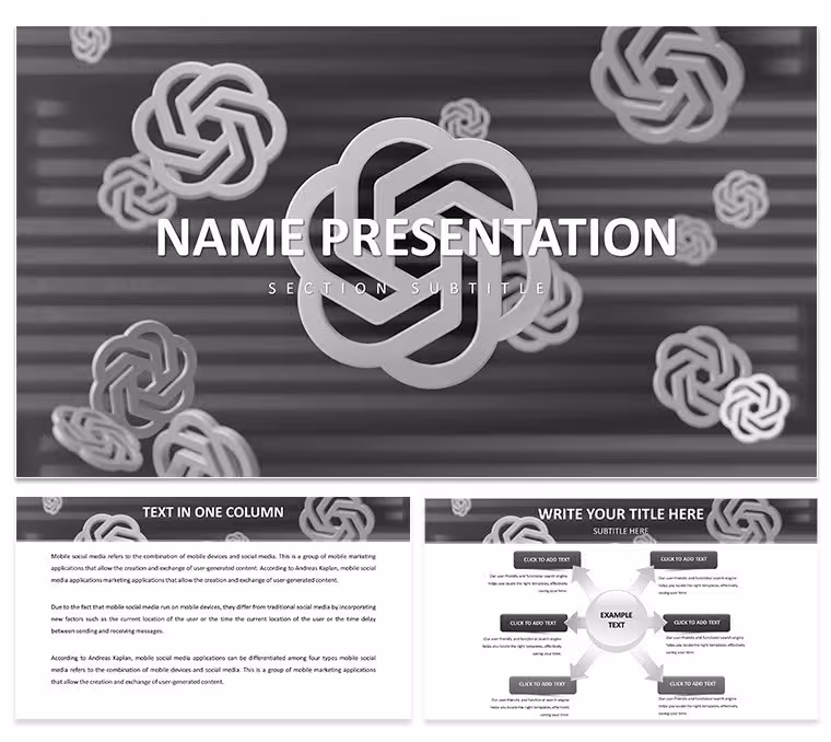 ChatGPT PowerPoint Template - Free AI Diagrams | Instant Download