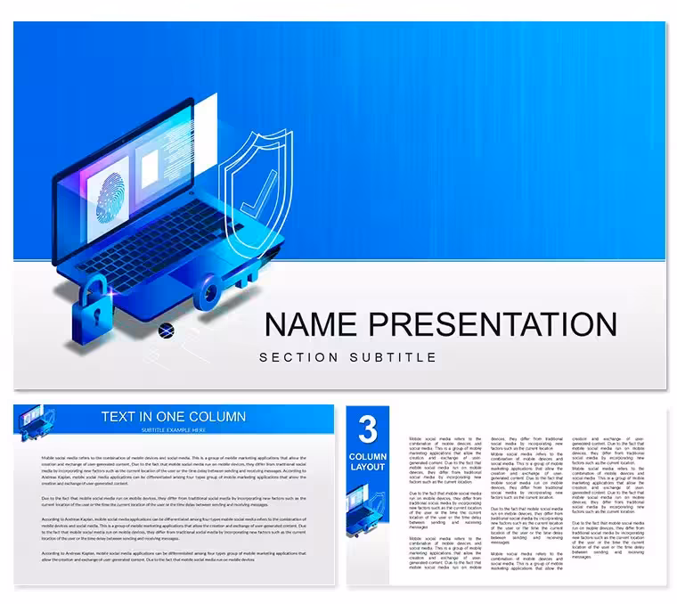 GDPR PowerPoint Template - Fully Editable 28 Diagrams | Instant Download | ImagineLayout