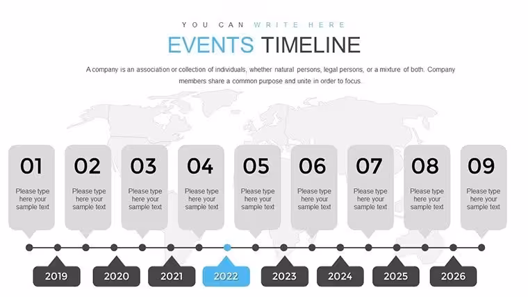 Events Timeline Keynote Charts: Transform Your Presentations with Dynamic Infographics