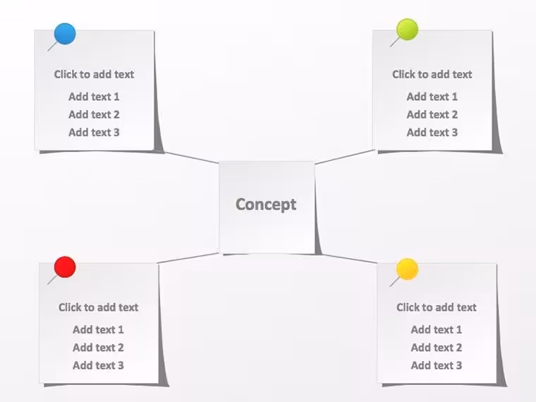 Sticker Keynote Diagram Template