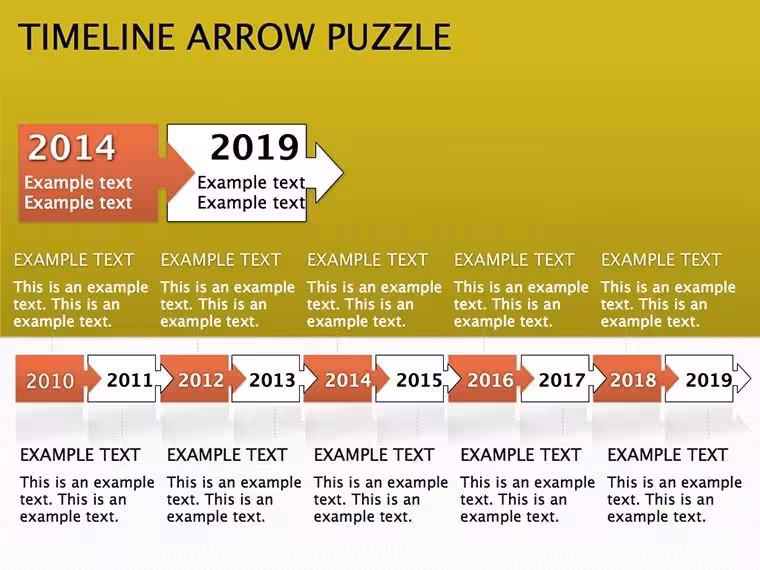 Timeline Puzzle Keynote Diagrams: Piece Together Compelling Stories