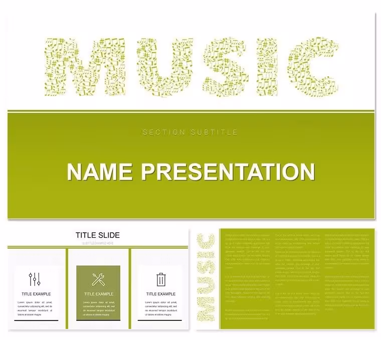 Music PowerPoint Template: Composing Visual Harmonies
