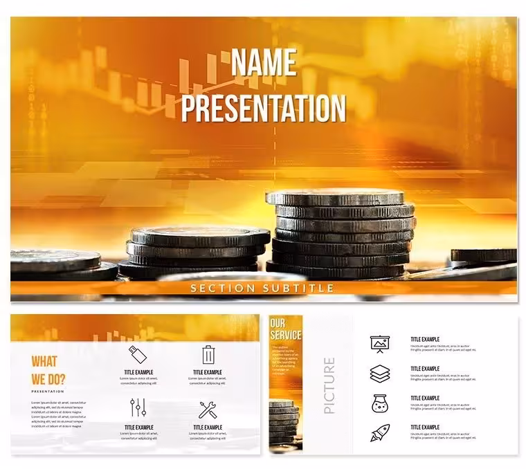 Money Markets PowerPoint Template Presentation