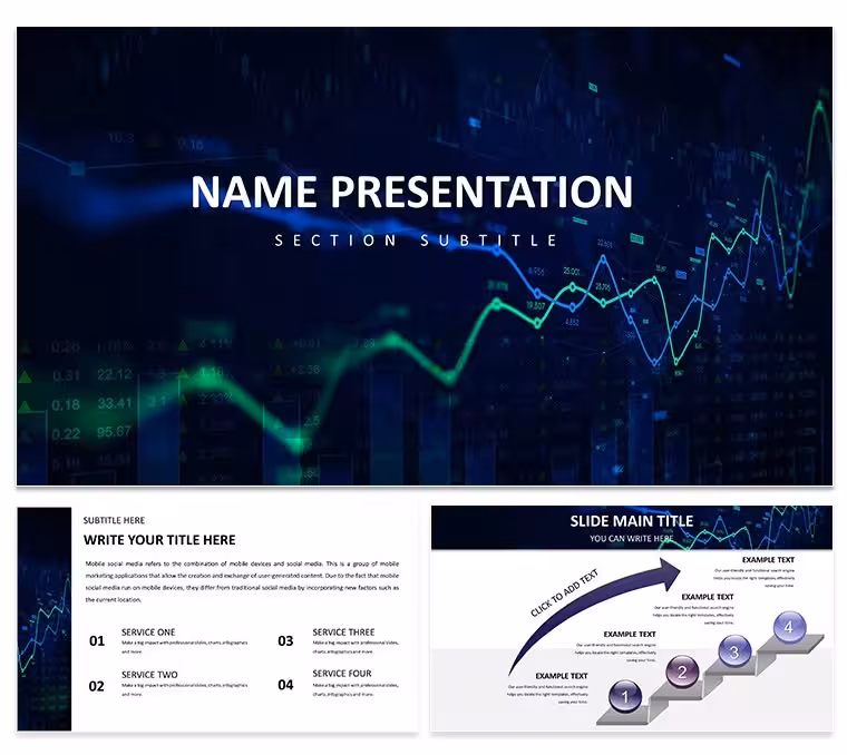 Visualization Financial Data Keynote Template: Decode Dollars with Clarity
