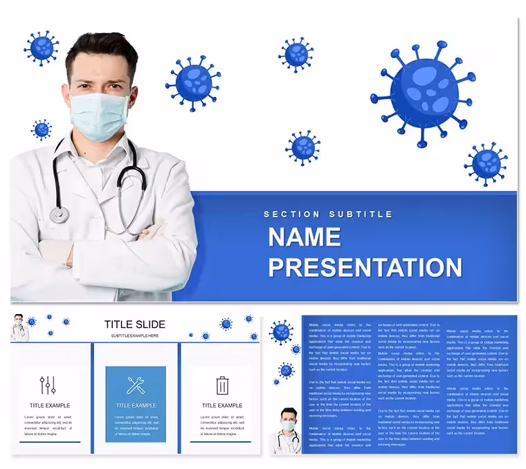 Medical Presentation: Virus Symptoms PowerPoint Template