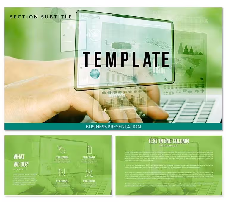 Data Analysis Report PowerPoint template