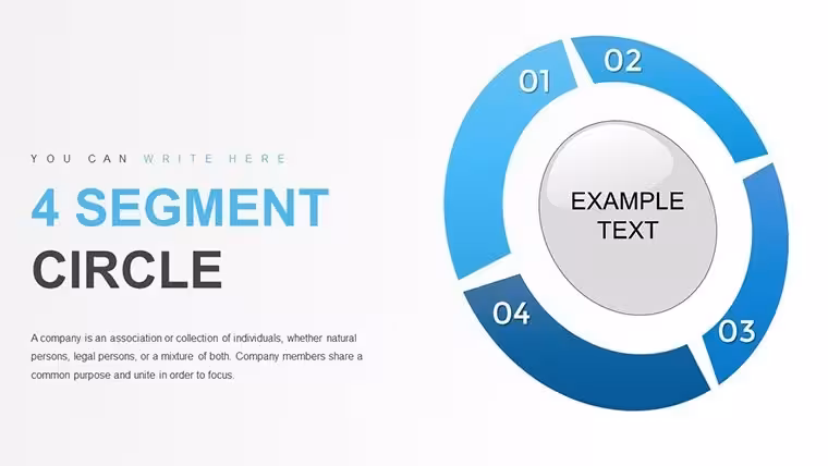 Segment Circle Keynote Charts Template: Unlock Consumer Insights