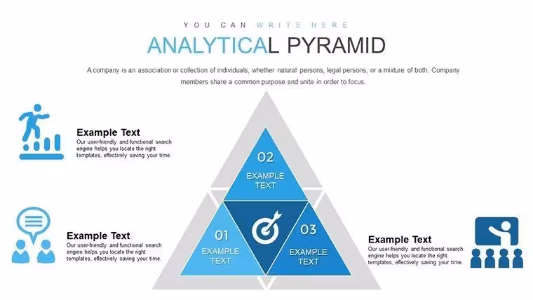 Analytical Pyramid PowerPoint Charts Template