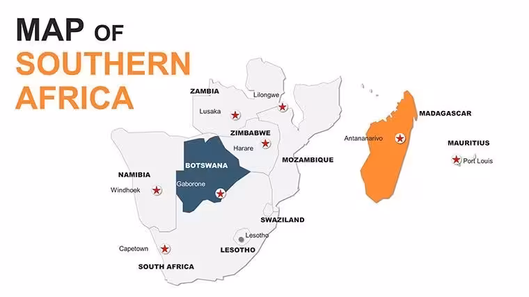 Southern Africa Keynote Maps: Transform Your Presentations with Geographic Precision