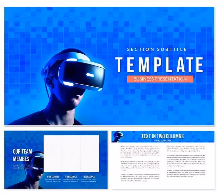 Virtual Reality Headsets PowerPoint templates